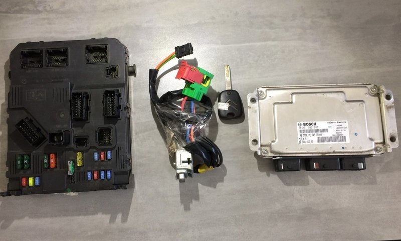 KIT MODULO DE INJEÇÃO PEUGEOT 207