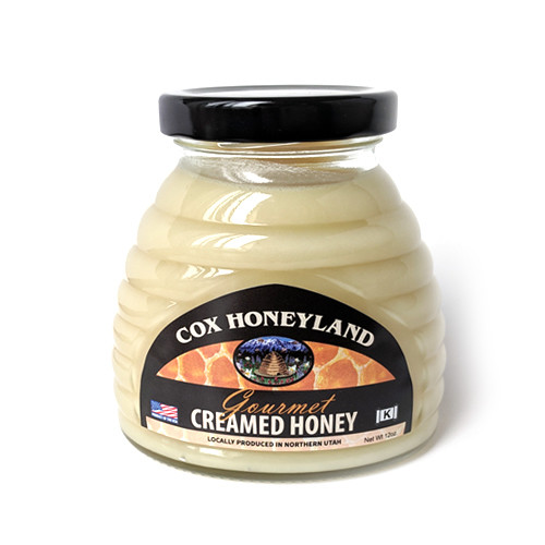 12 oz Glass Skep Creamed Honey