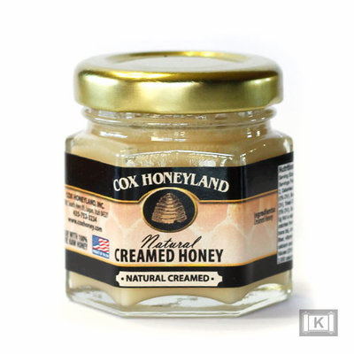 2 oz Creamed Honey Honeycomb Jar