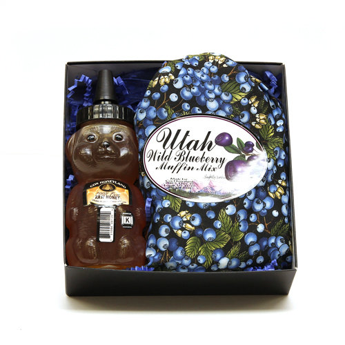 Mini Blueberry Muffin and Honey Box