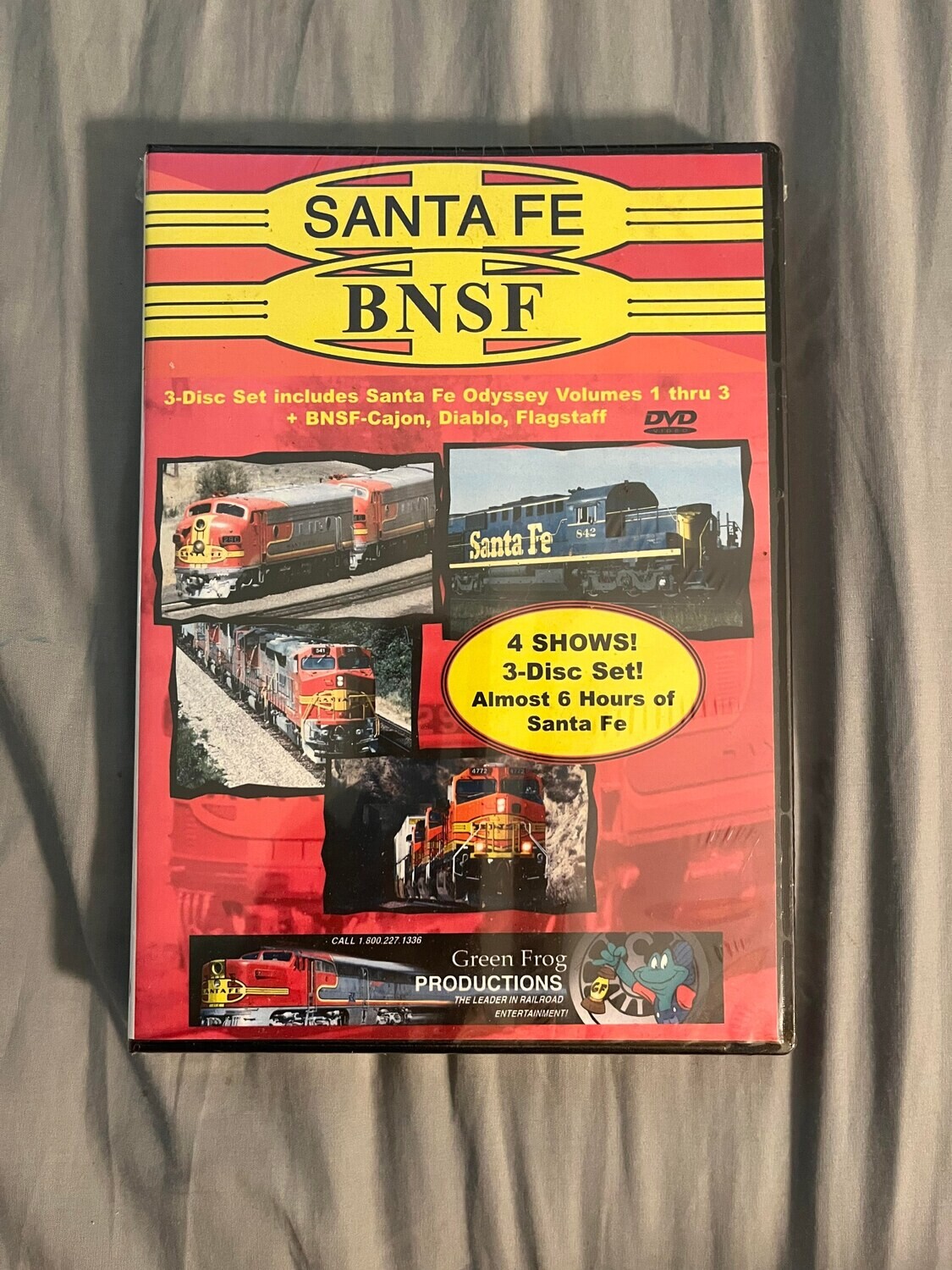 Santa Fe Odyssey and BNSF DVD by Green Frog