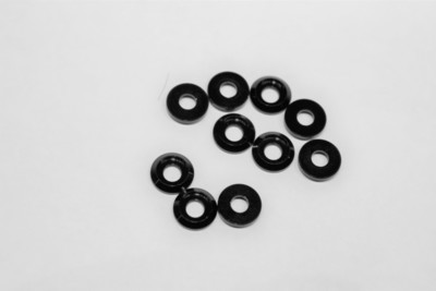Black Aluminum M3 Countersunk Washer (10pcs)