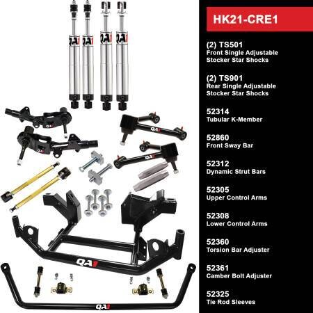 QA1 Mopar Torsion Bar Handling Kit levels1,2,3