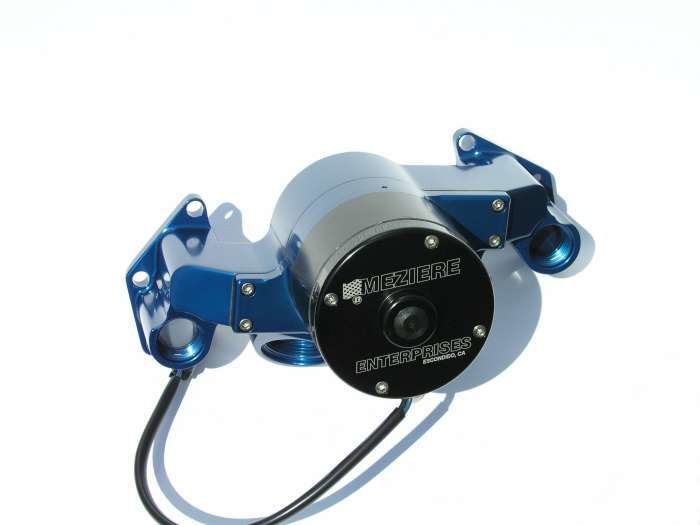 Meziere Electric Pump Mopar BB High Flow, reverse cooling, 55GPM (Black)