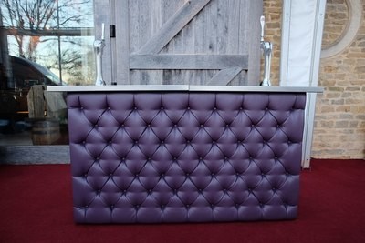 Leather Padded Upholstered Luxury Bar 2m+