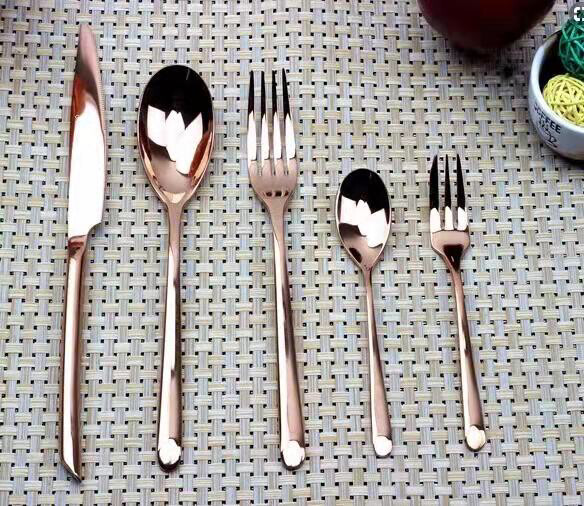 Prestige Rose Gold Cake Fork