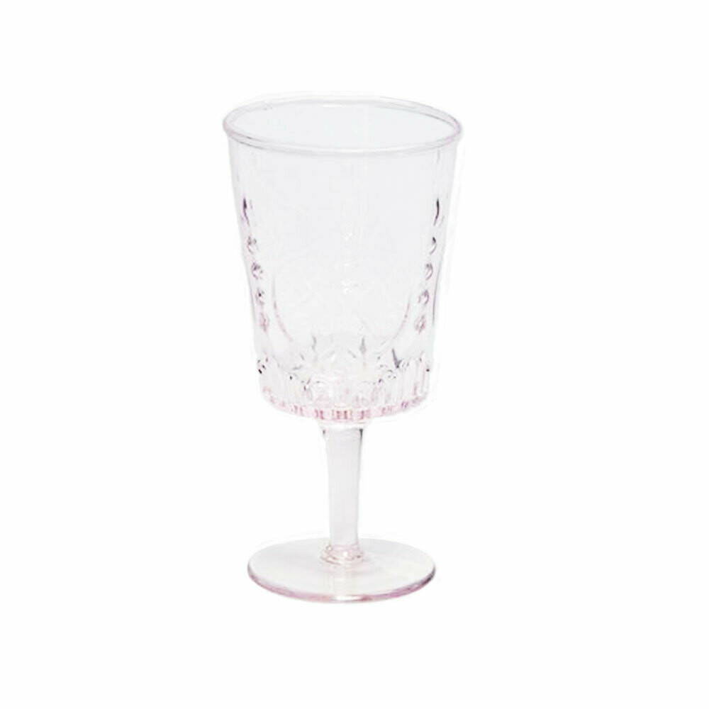 Dusky Pink Vintage Cut Goblet​