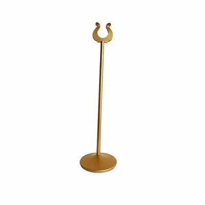 12'' Gold Table Number Stand