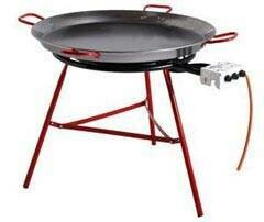 Paella Cooking Pan - Small (70cm) With Burner and Stand