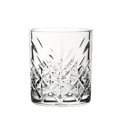 Crystal Cut Clear Whisky Water Tumbler
