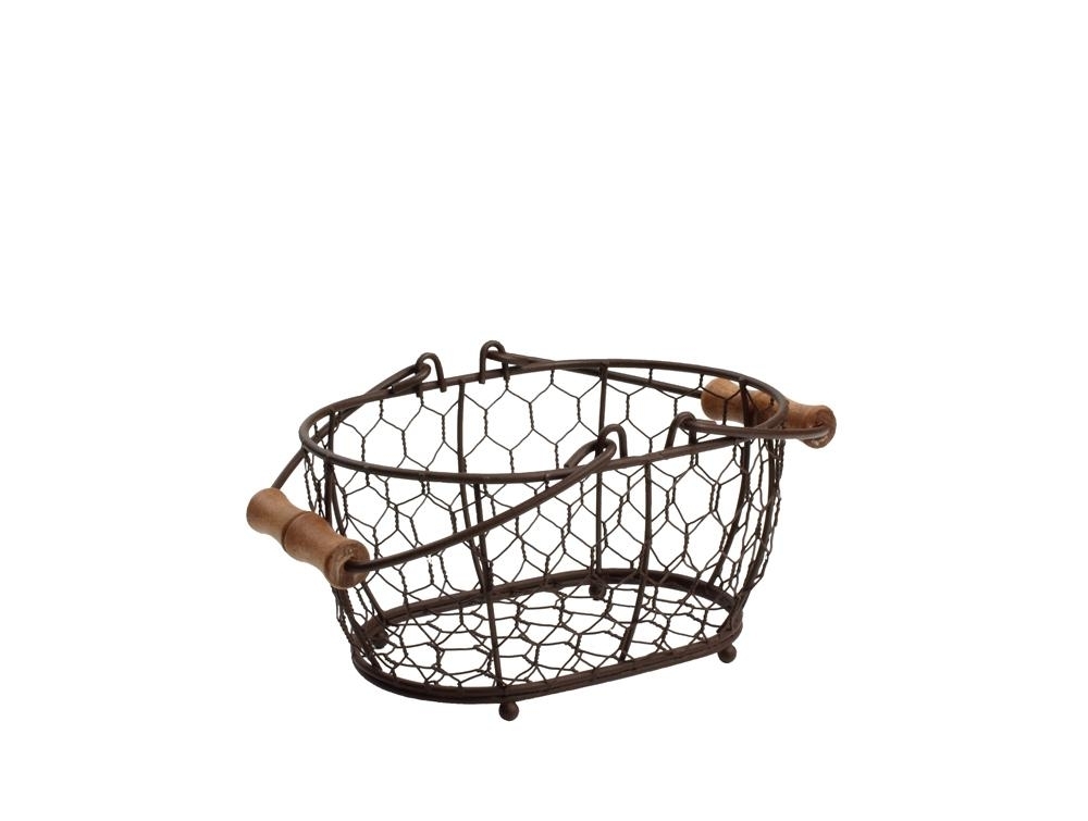 Wired bread basket with handles