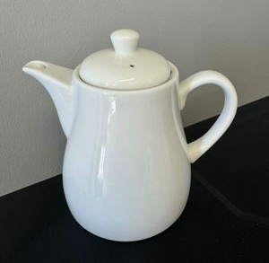 Classic White 1 Cup Tea Pot