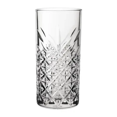 Crystal Cut Clear Hi Ball 16oz