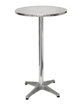 Aluminium Poseur Cocktail Table