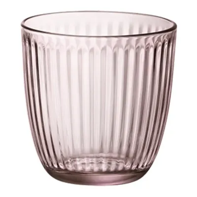 Pink Ribbed Tumbler