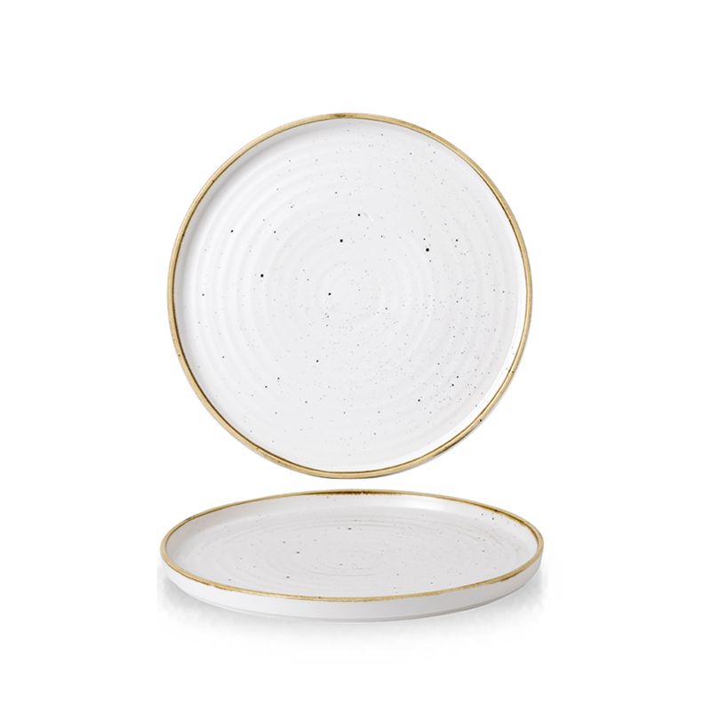 Stonecast Barley White Walled Plate 8 1/4"