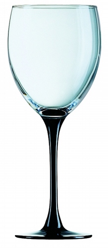 Black Stemmed Goblet - 12oz/350ml