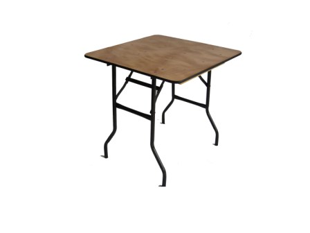 2' 6 2' 6" x 2' 6" Trestle Table (Seats 2)