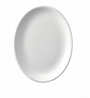 Classic White Oval dinner Plate 12" (30cm)