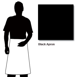 Waiter Apron - Black
