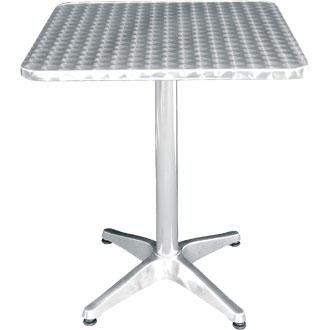 Aluminium Bistro Table Single Leg