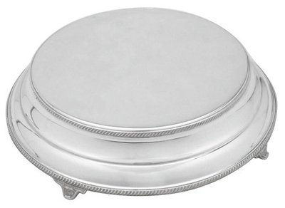 Silver-Plated - 16" Round Edged Cake Stand