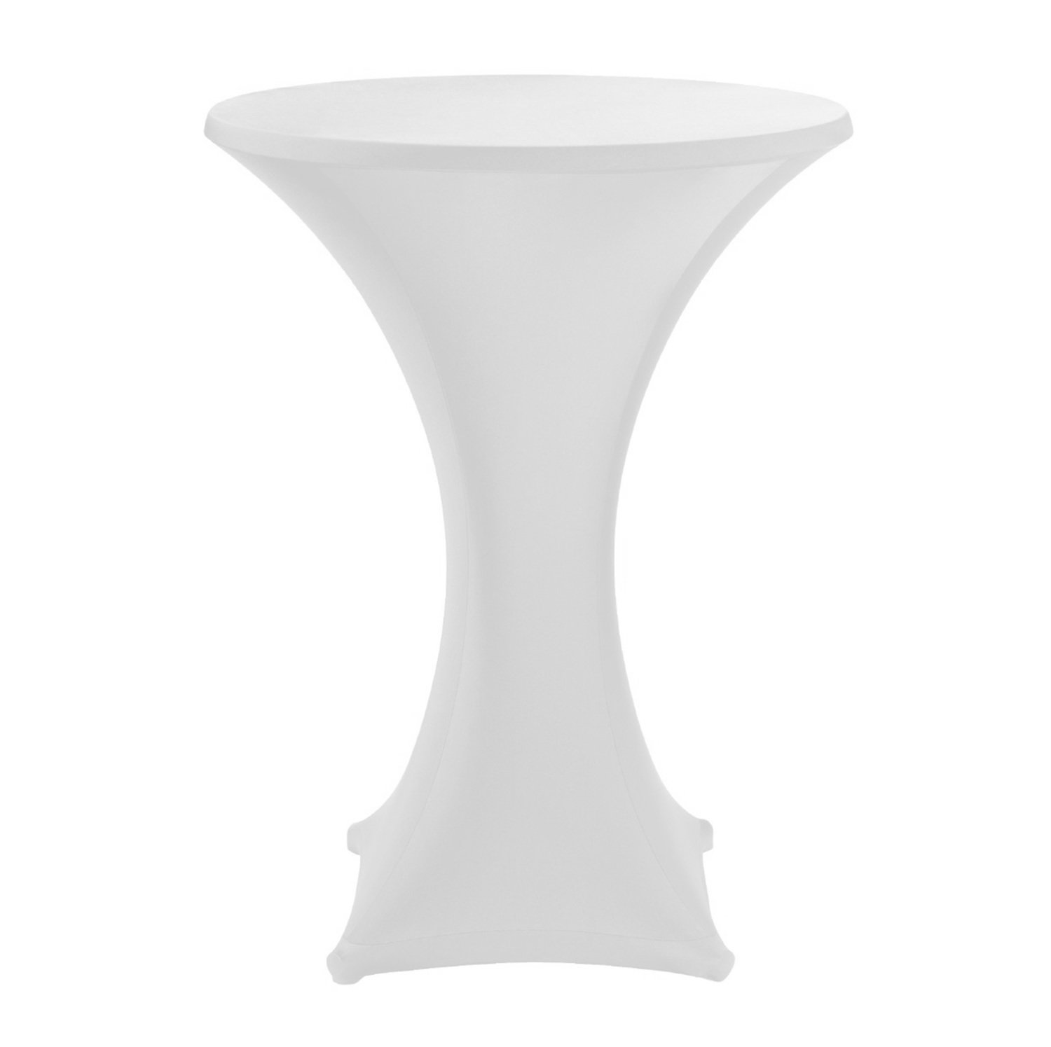 Stretch Poseur Table Cover White