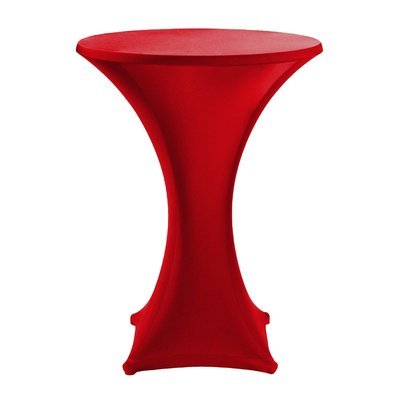 Stretch Poseur Table Cover Red