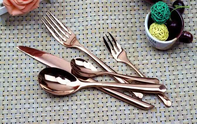 Copper Dessert Spoon