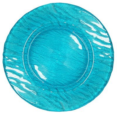 Blue Glass Charger Plate