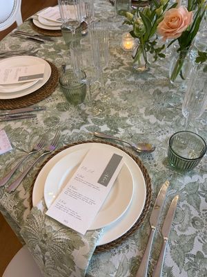 Pure Linen Napkins - Print Design