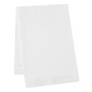 Pure Linen Napkin - White, Hemstitch