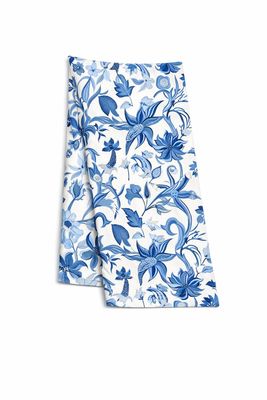 Blue Floral Print - Napkin