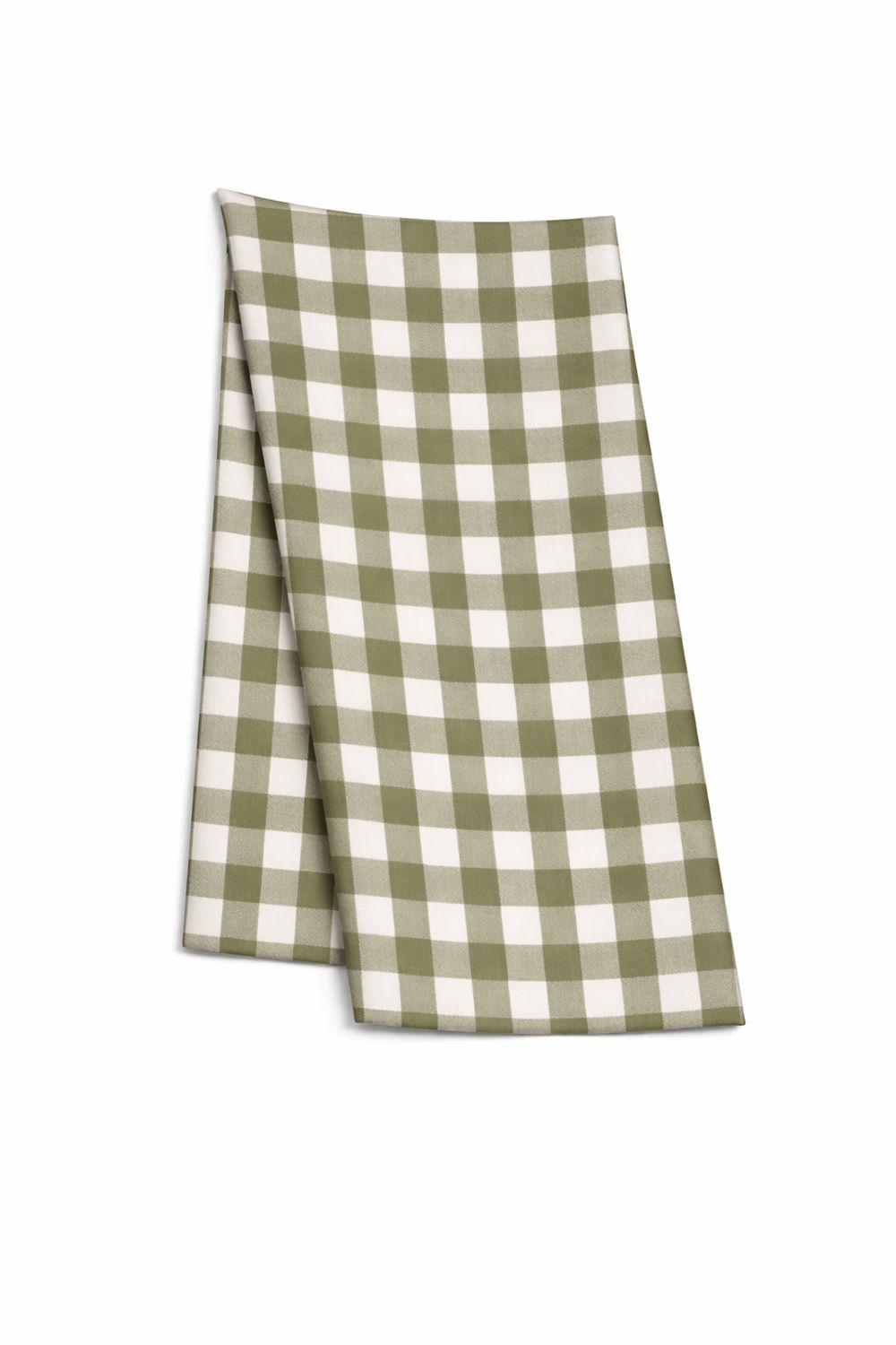 Olive Green, Gingham - Napkin