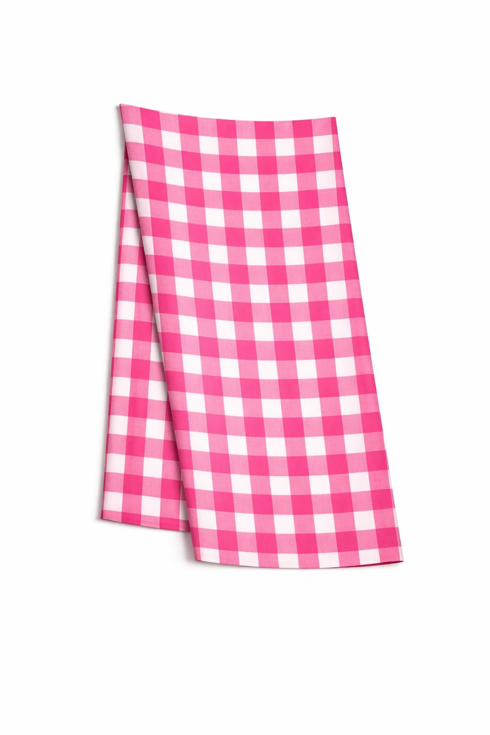 Bold Pink, Gingham - Napkin