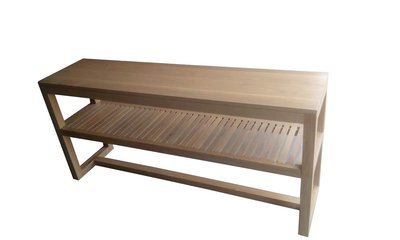 Contemporary Slatted Shelf Server