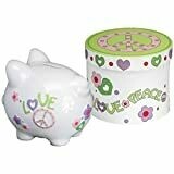 PEACE AND LOVE PIGGY BANK PEACE AND LOVE PIGGY BANK
