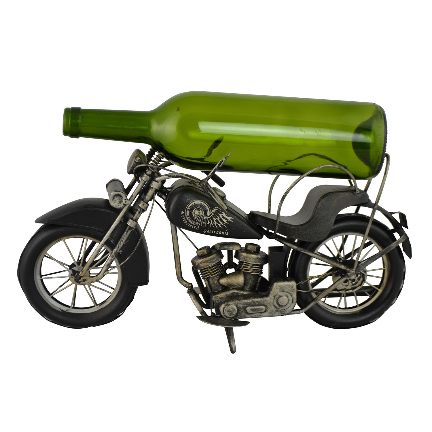 14" BLACK CRUISER MOTORCYLE WINE BODY 14" BLACK CRUISER MOTORCYLE WINE BODY