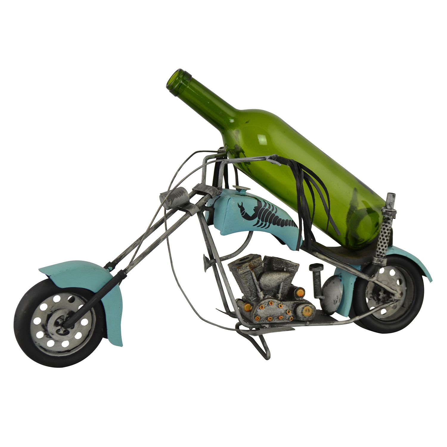 TURQUOISE CHOPPER BOTTLE HOLDER TURQUOISE CHOPPER BOTTLE HOLDER