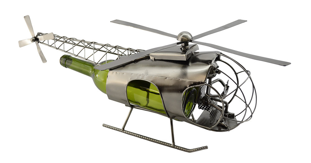 HELICOPTER WINE BOTTLE HOLDER