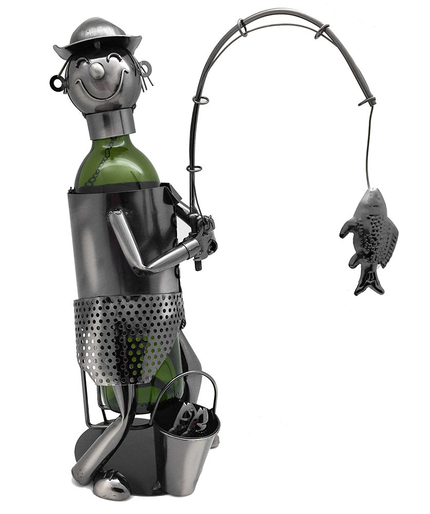 FISHERMAN WINE BOTTLE HOLDER FISHERMAN WINE BOTTLE HOLDER