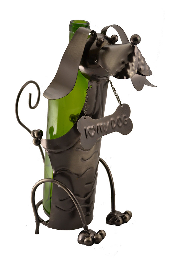 LOVE MY DOG WINE BOTTLE HOLDER LOVE MY DOG WINE BOTTLE HOLDER