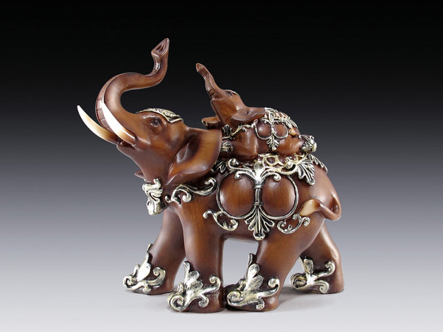 DECORATIVE MOMMA AND BABY ELEPHANT DECORATIVE MOMMA AND BABY ELEPHANT