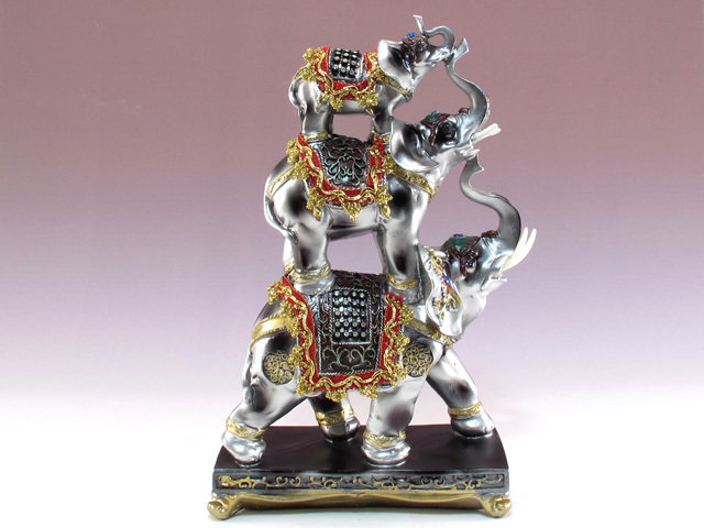 SILVER STACKED ELEPHANTS SILVER STACKED ELEPHANTS