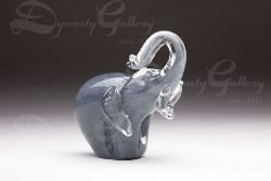 SMALL GLASS BLOWN ELEPHANT SMALL GLASS BLOWN ELEPHANT