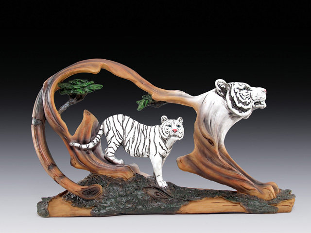 WHITE TIGER IN TIGER FRAME WHITE TIGER IN TIGER FRAME