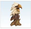 WOODLIKE EAGLE BUST