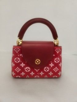 RED CROSS BODY MINI PURSE