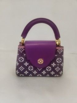 PURPLE CROSS BODY MINI PURSE