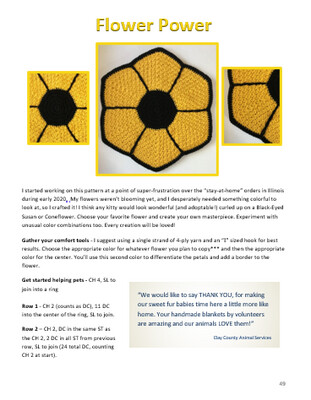 CROCHET FOR YOUR COMFORT E-BOOK - Plus 30 Patterns to Pamper Pets